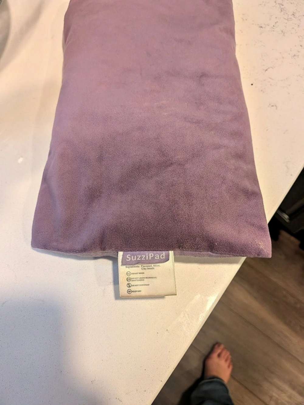 Suzzipad Microwavable Heating Pad Purple